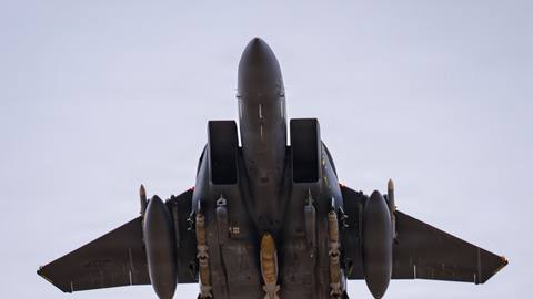 U.S. Air Force Fighter Jets Take Off During Operation Epic Fury [Image 6 of 7]