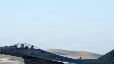 F-16s Lands During Operation Epic Fury