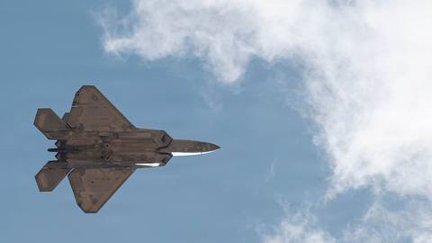 F-22 Raptors refuel during Operation Epic Fury [Image 7 of 10]