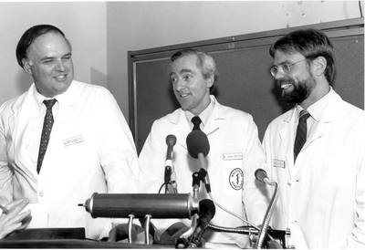 The Gene Therapy press conference held on September 13, 1990. From left to