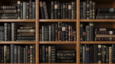 bookshelf wallpaper